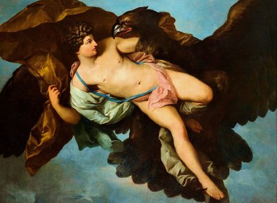 The Abduction of Ganymede by Benigne Gagneraux